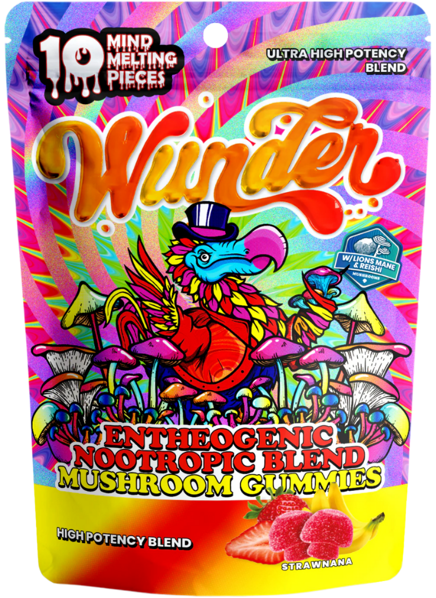Wunder Ultra High Potency 12,000mg Mushroom Gummies – Big D CBD