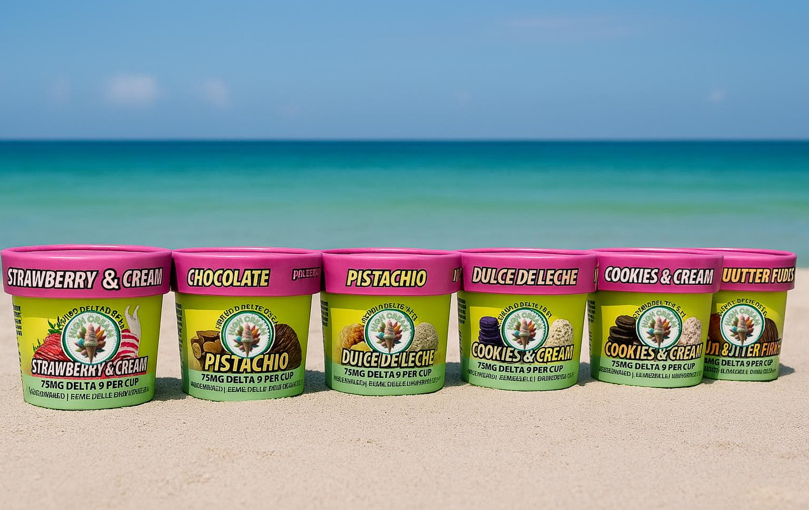 High Cream Delta 9 THC Gelato Ice Cream