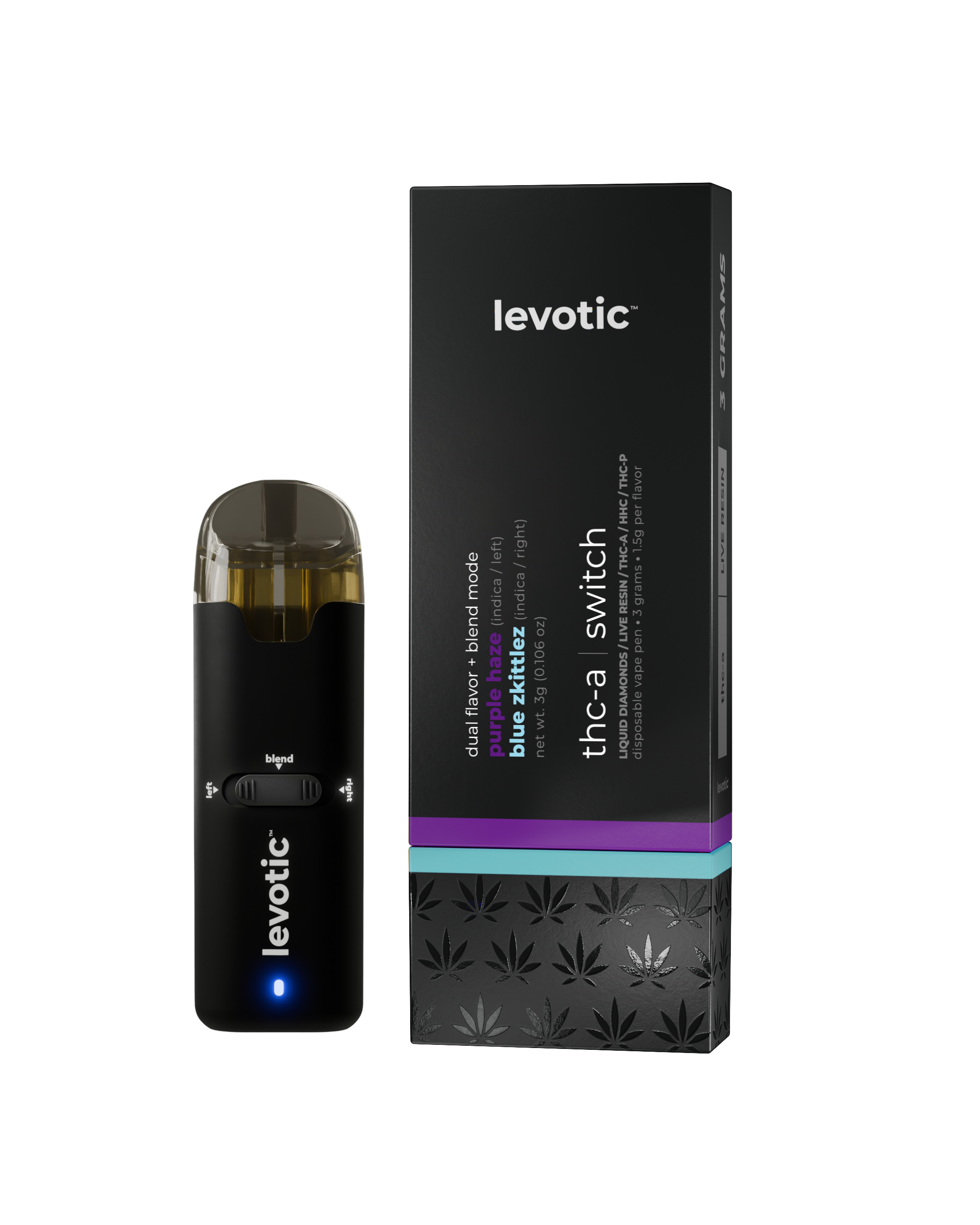 Levotic THC-A Switch 3 Gram Disposable Cannabis Vape Wholesale