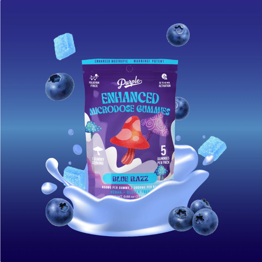 Purple Enhanced Microdose Gummies Reviews