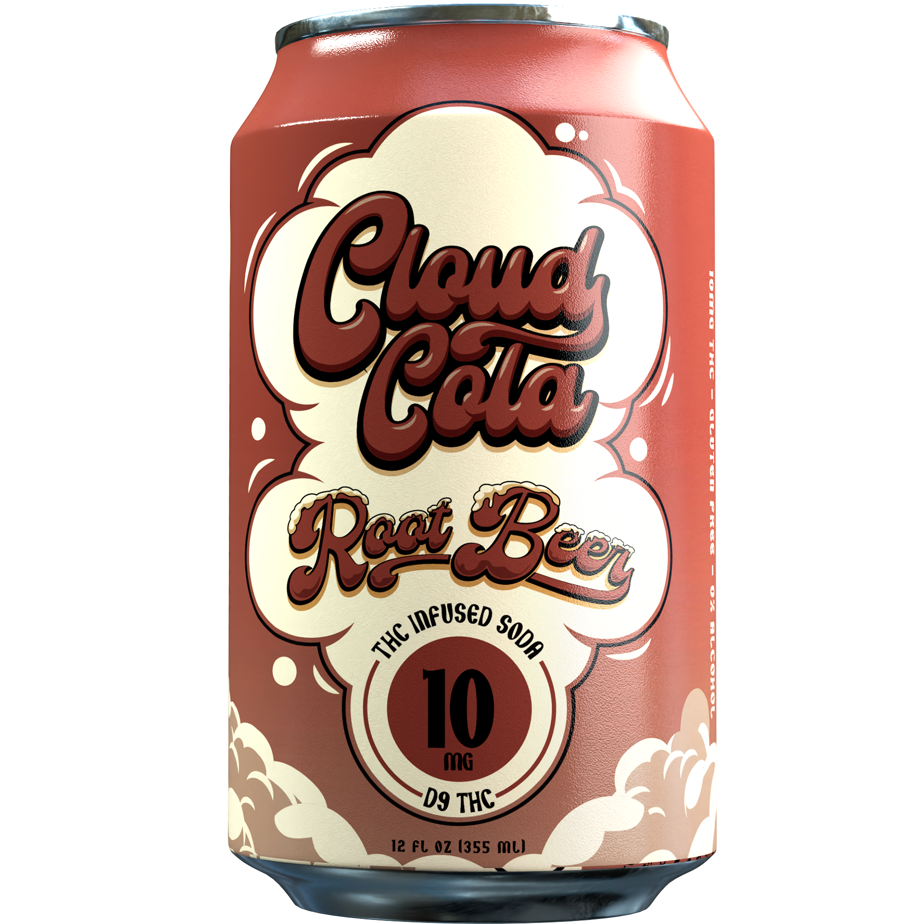 Cloud Cola THC Infused Soda 10mg Root Beer