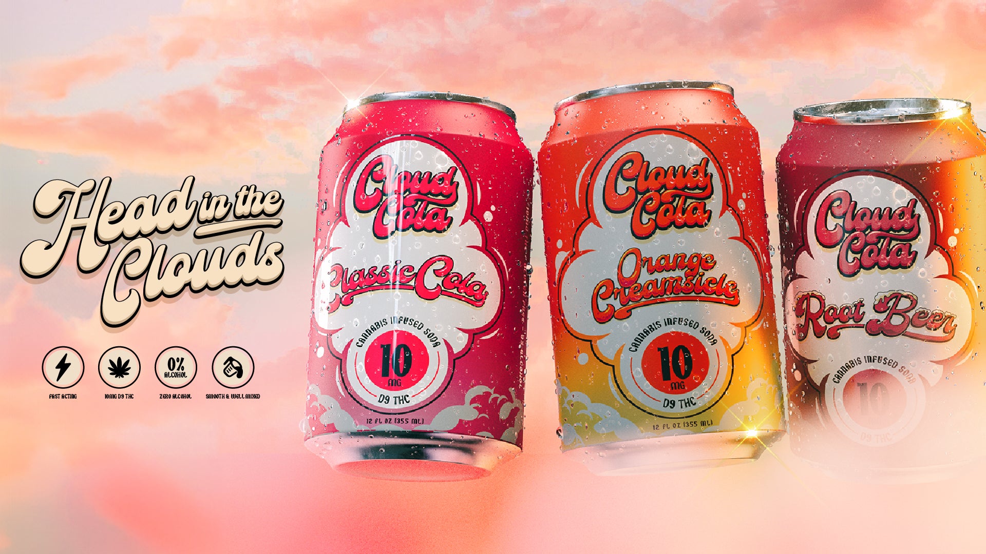 Cloud Cola THC Infused Soda 10mg