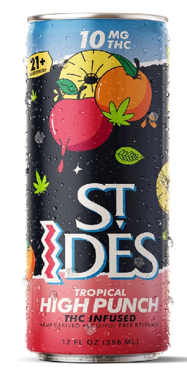 St. Ides THC Infused High Tea Drink Tropical High Punch