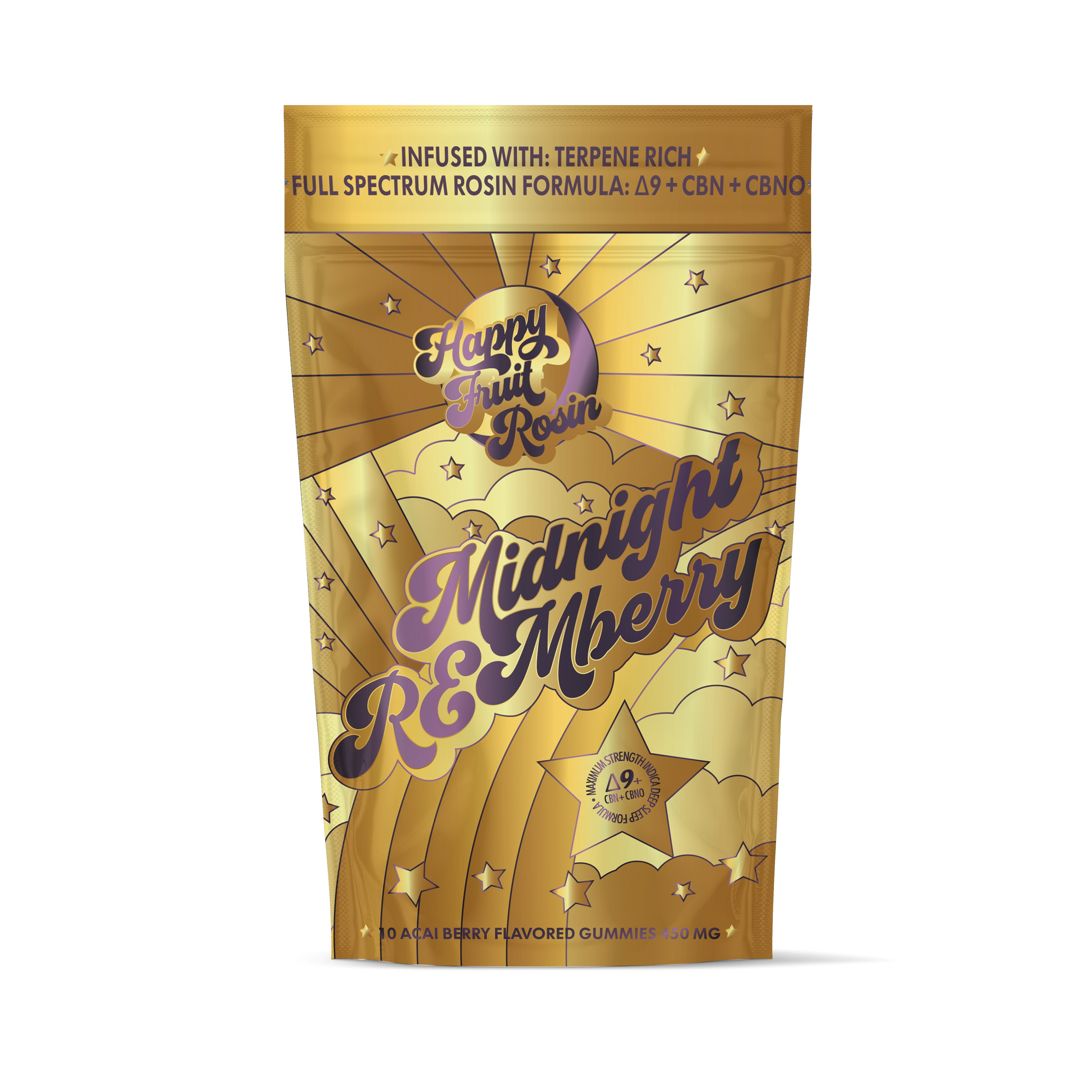 MIDNIGHT REMBERRY SLEEP GUMMY BY HAPPY FRUIT