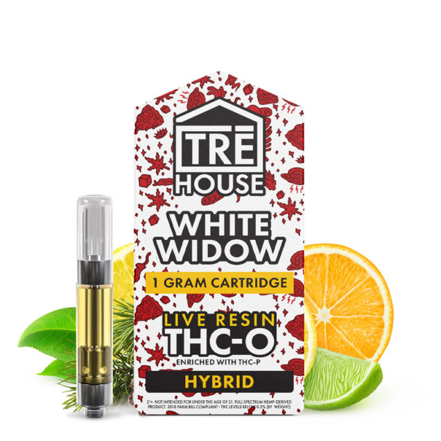 1 gram THCO Live resin cart by tre house