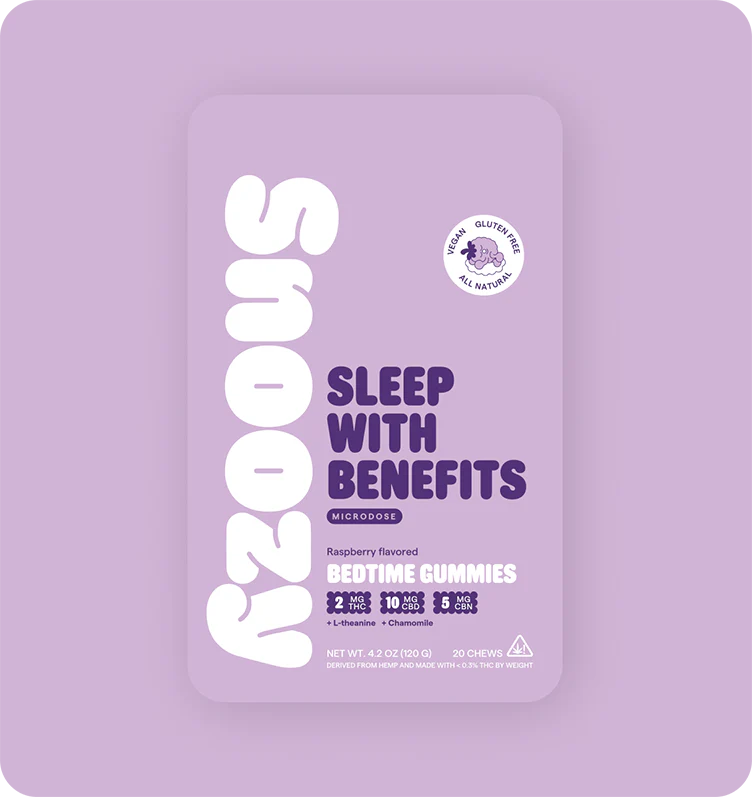 Snoozy THC & CBD Vegan Hemp Gummies