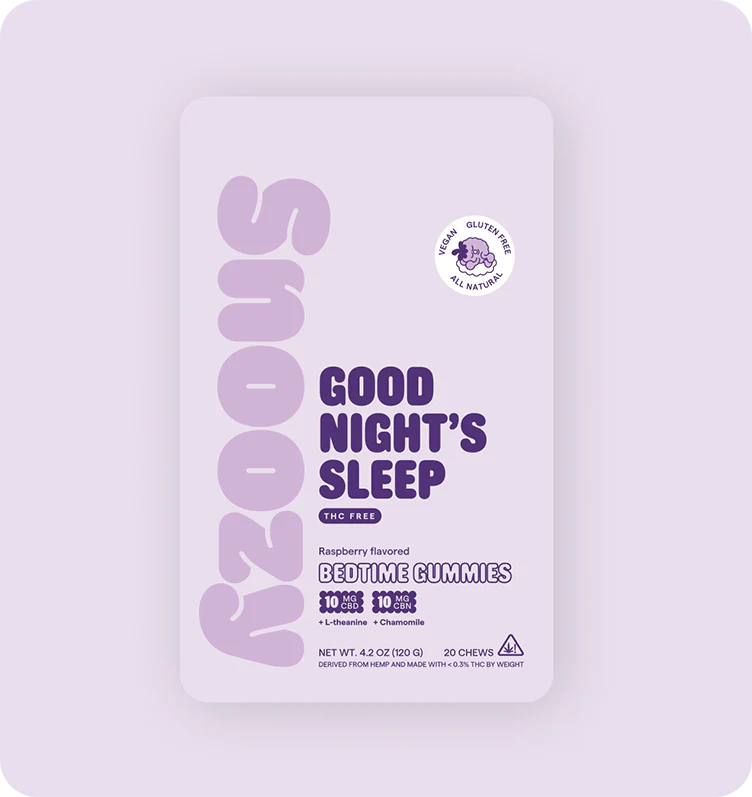 Snoozy THC & CBD Vegan Hemp Gummies