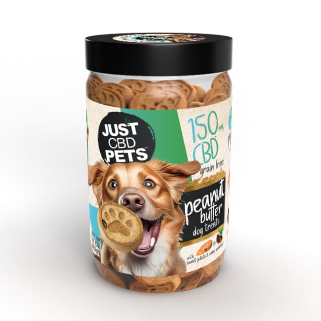 Just CBD Pets - Dog Treats - CBD Gummies & Edibles (150mg/600mg)