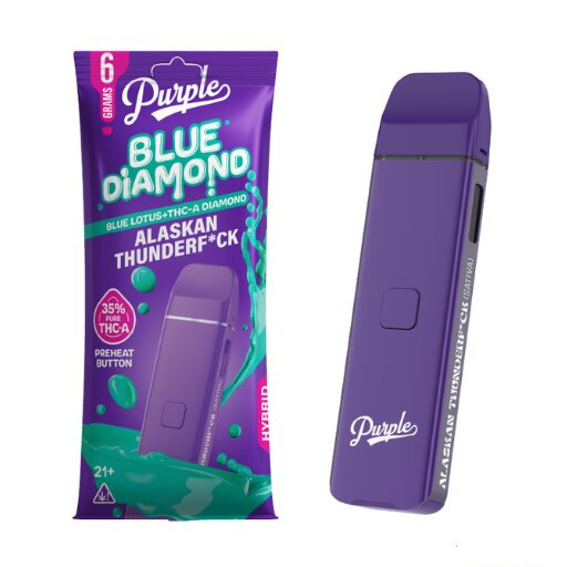 Purple Blue Diamond 6 Gram Disposable