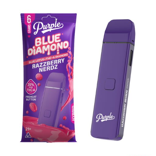 Purple Blue Diamond 6 Gram Disposable
