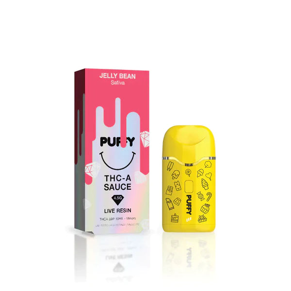 JELLY BEAN FLAVOR 4G DISPOSABLE VAPE BY PUFFY THC A