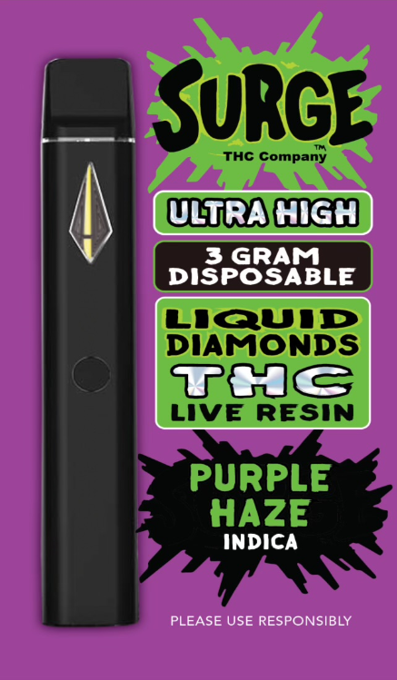 Surge 3G THC-A Live Resin Disposable | Liquid Diamonds – Big Surge 3G THC-A Live Resin Disposable | Liquid Diamonds – Big