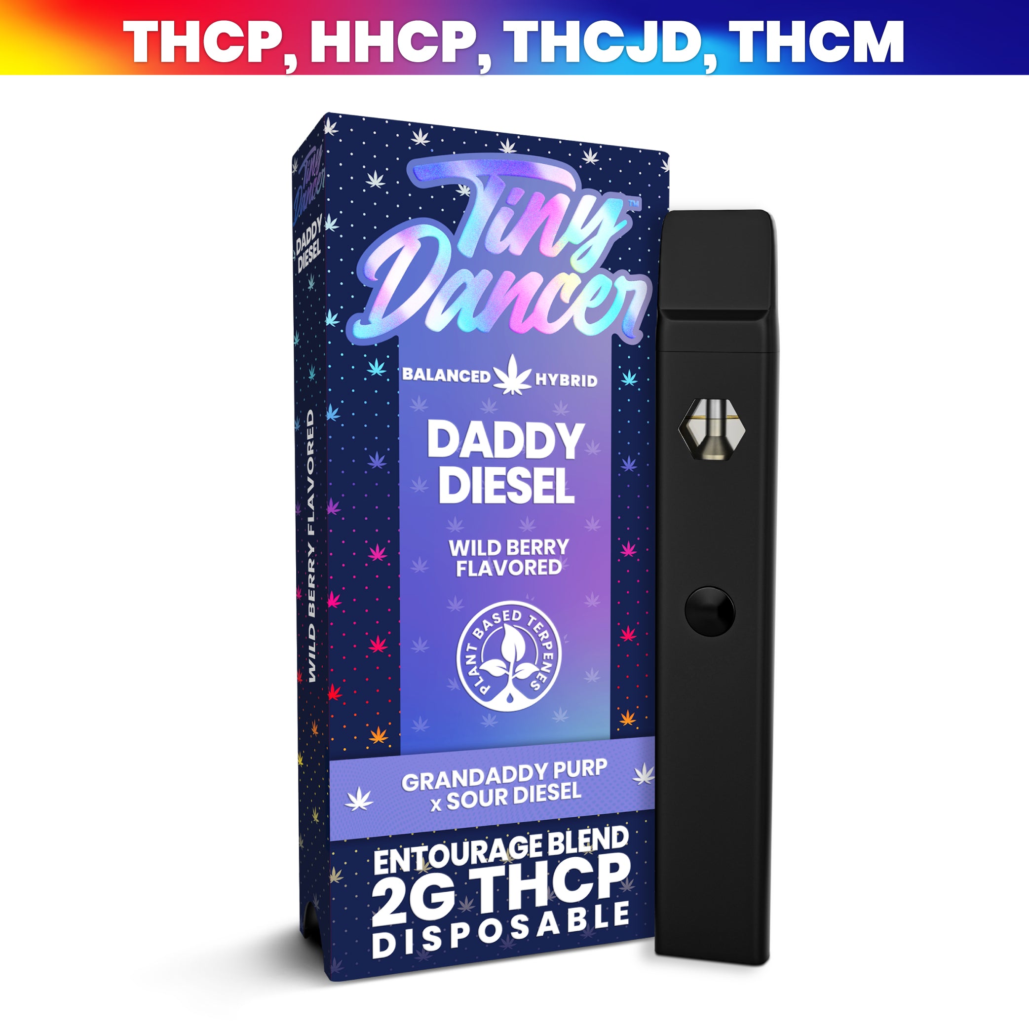 thcp thcm thcjd hhcp 2 gram vape by tiny dancer in daddy diesel