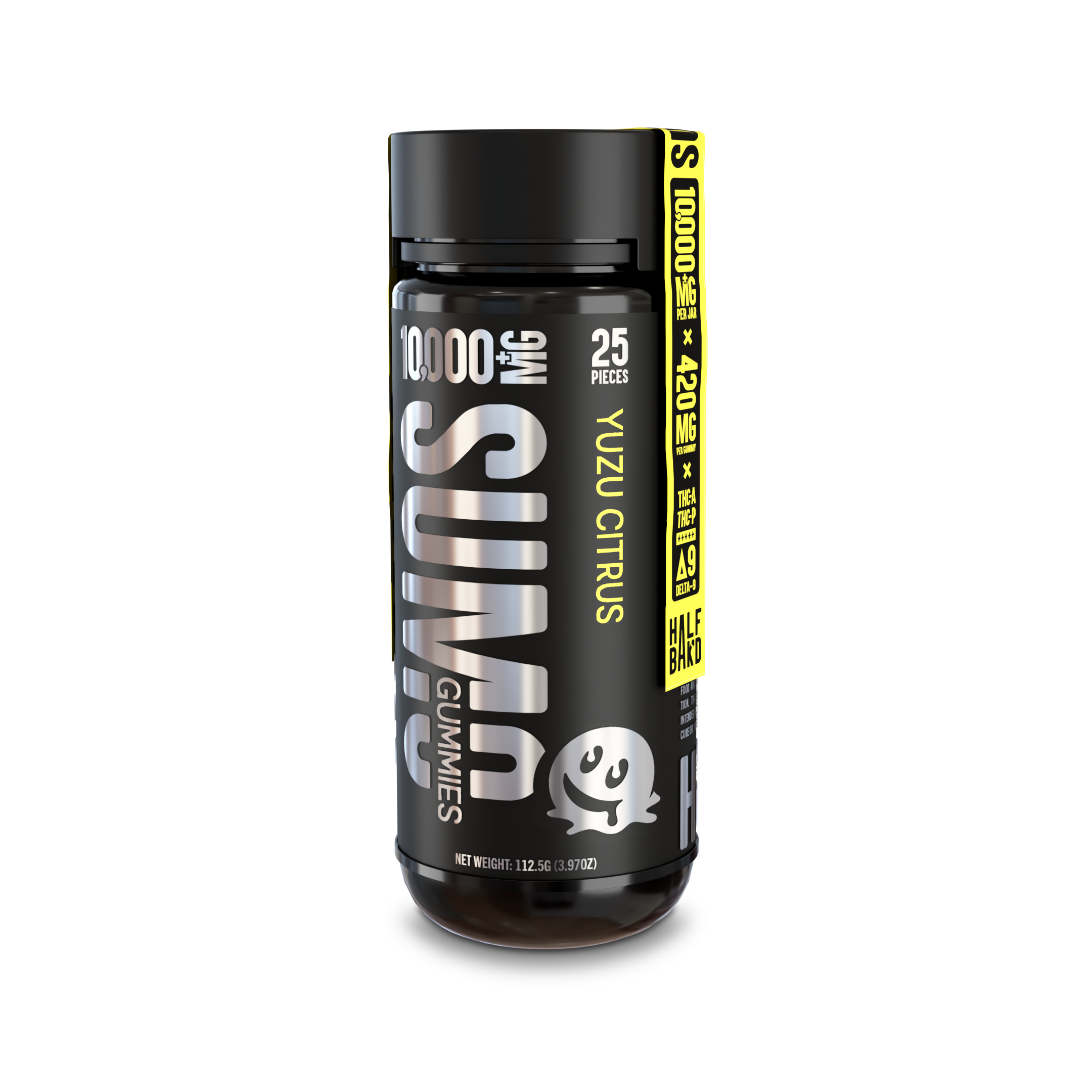 yuzu Citrus Half Bak'd THC-P gummies