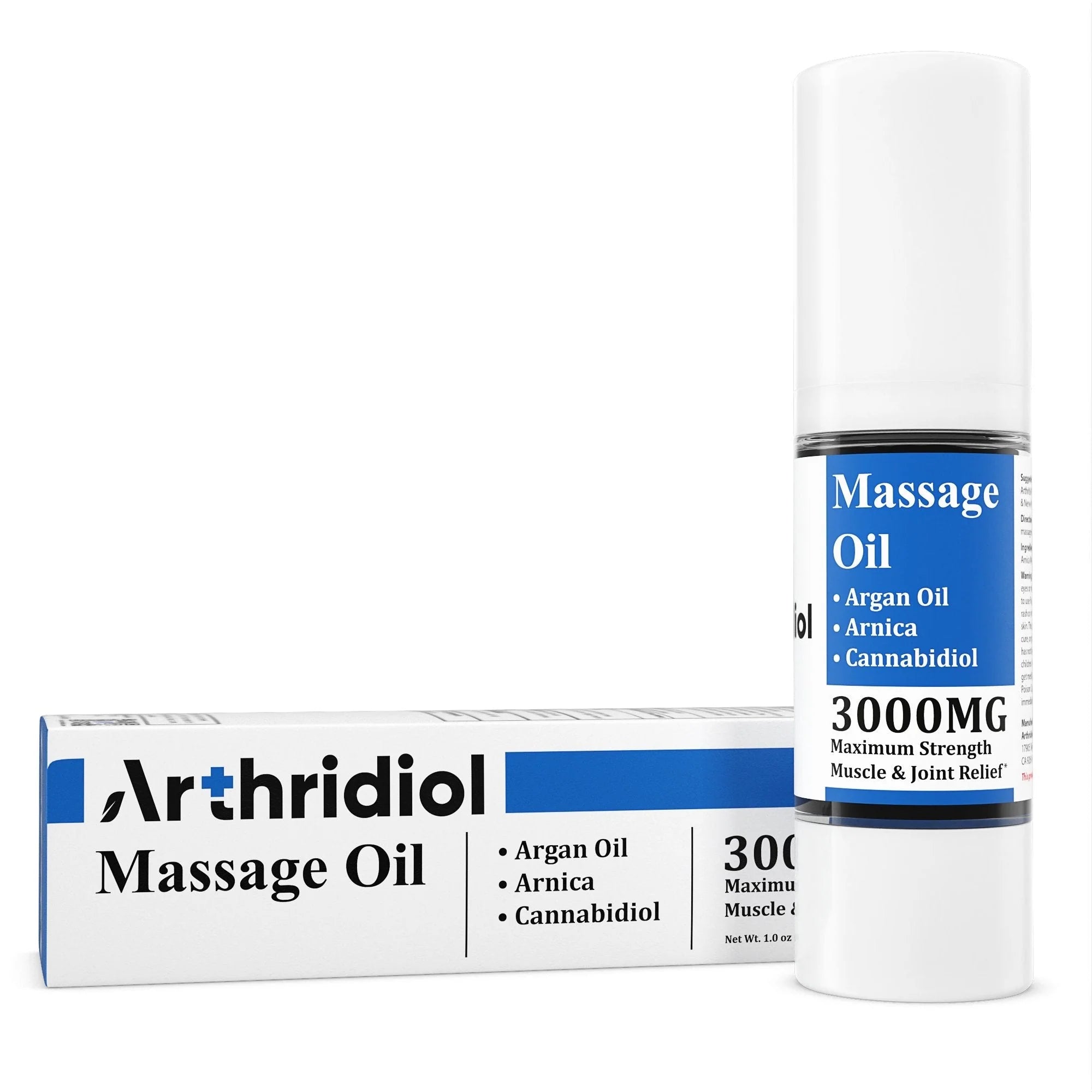 Erth Wellness Arthridiol Massage Oil 3000mg CBD