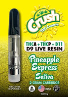 Crush THC 2 Gram Cartridge Blend Flavors Sativa