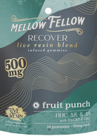 Mellow Fellow Live Resin Blend Gummies 500mg Delta 9