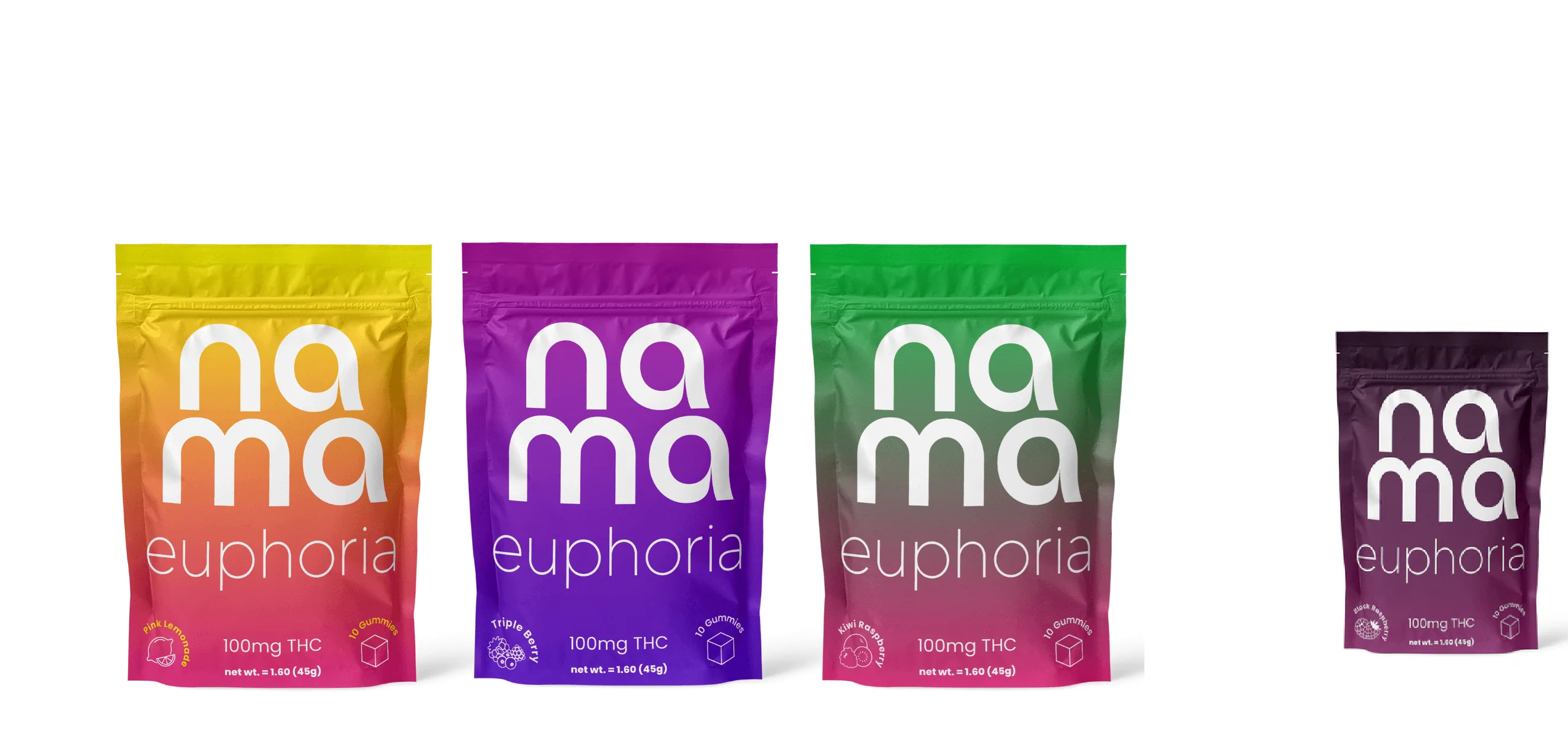 Nama Euphoria THC Gummy Variety Pack