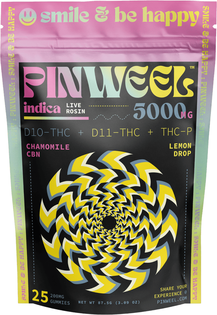Pinweel 5000mg Gummy Blends Lemon Drop