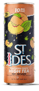 St. Ides THC Infused High Tea Drink Southern Peach Delta 9