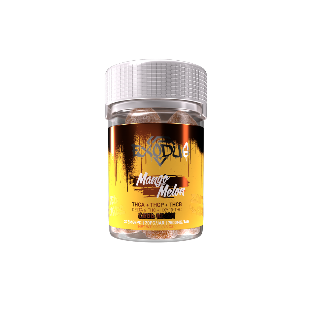 Exodus 7500mg Loud Resin Zooted Series Gummies 375mg per gummy