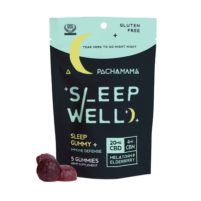 20mg CBD 4mg CBN Sleep well gmmy by Pachamama