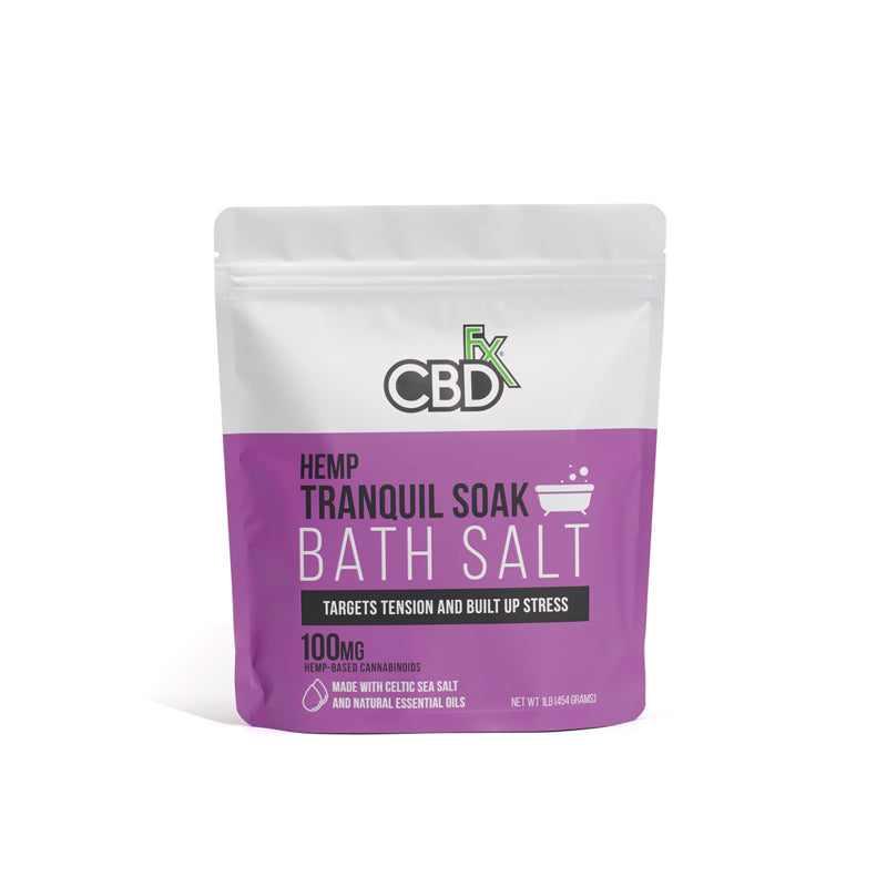 CBDfx tranquil CBD Bath Salts 100mg