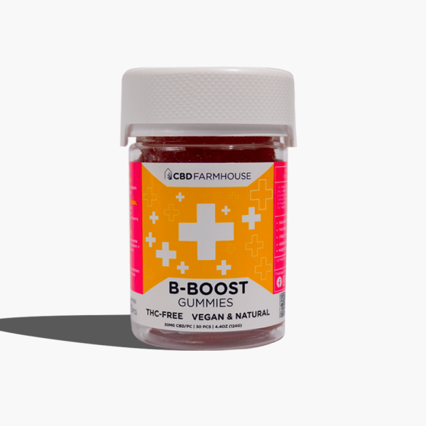 CBD Farmhouse, B-Boost, 30mg, Gummies, Vitamin B, Vitamin B-12