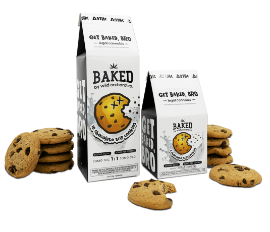 Baked Chocolate Trip THC Cookies