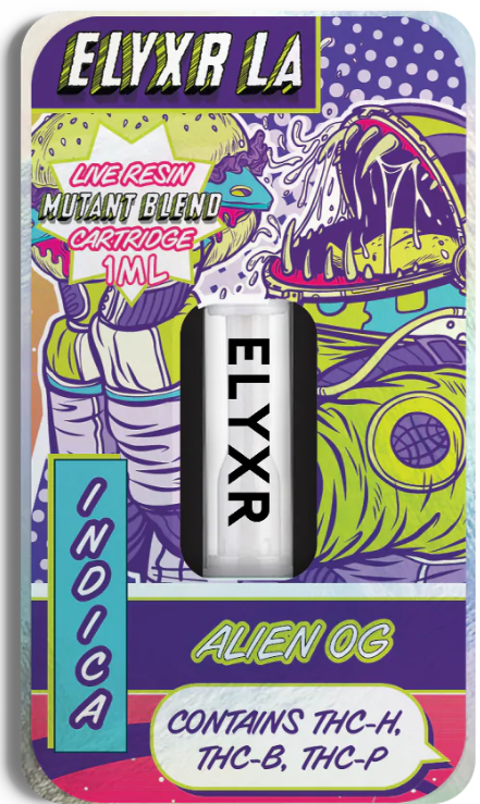 elyxr la live resin blended cartridge