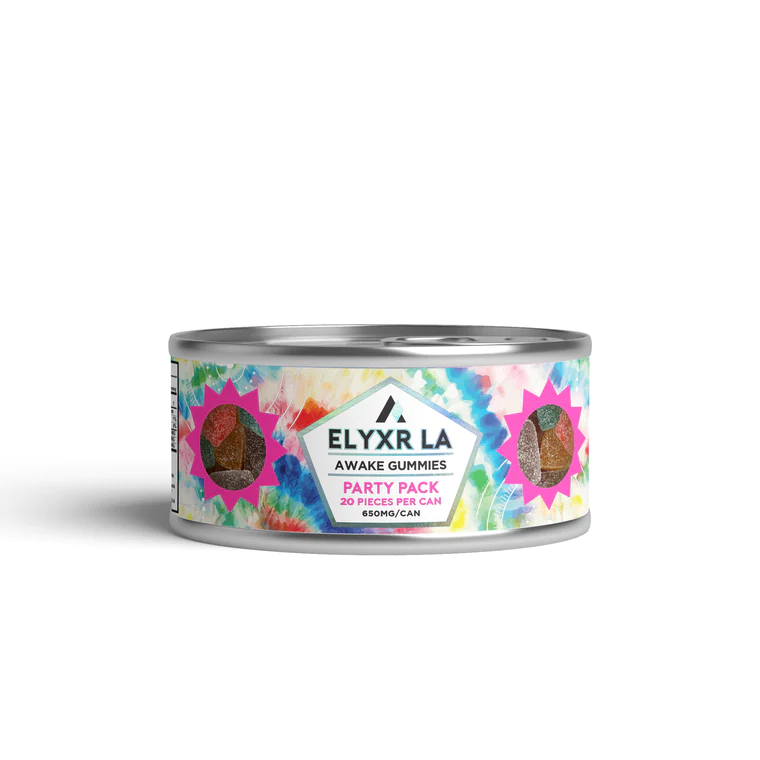 Elyxr LA Awake Gummies 650mg Party Pack