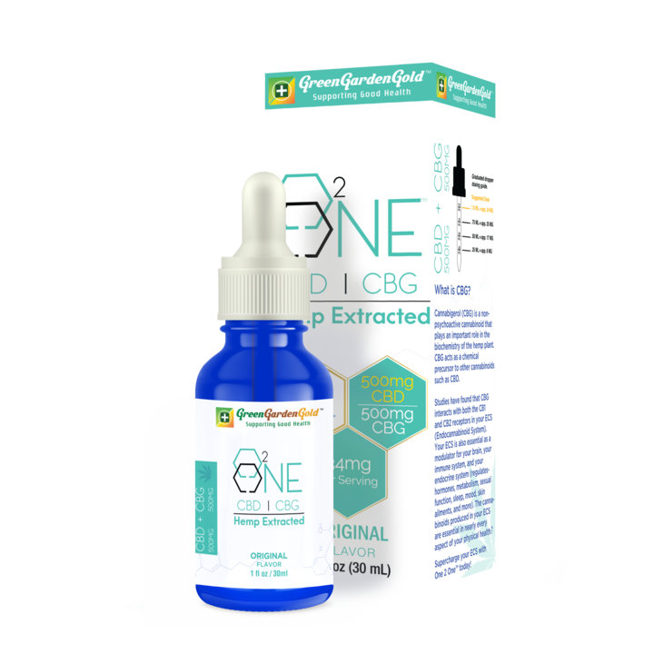 Green Garden Gold One 2 One CBG CBD Oil