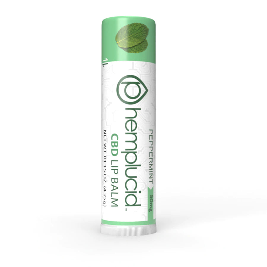 HEMPLUCID CBD LIP BALM 50MG PEPPERMINT