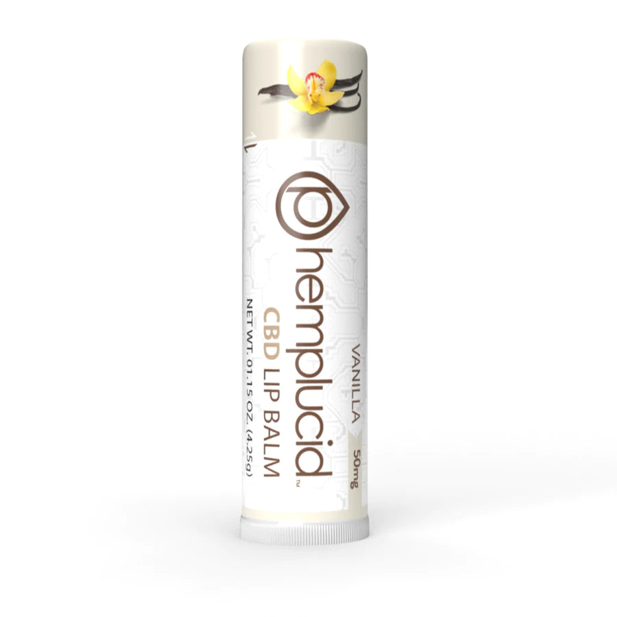 HEMPLUCID CBD LIP BALM 50MG VANILLA