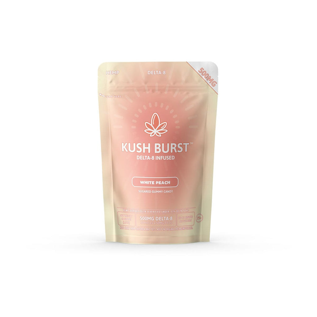KUSH BURST WHITE PEACH DELTA 8 GUMMIES