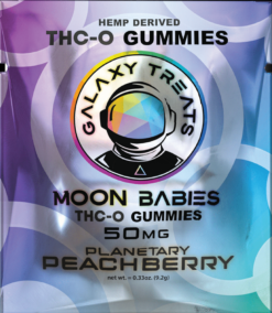 THC-O Galaxy Treats 50mg 2 pack gummies