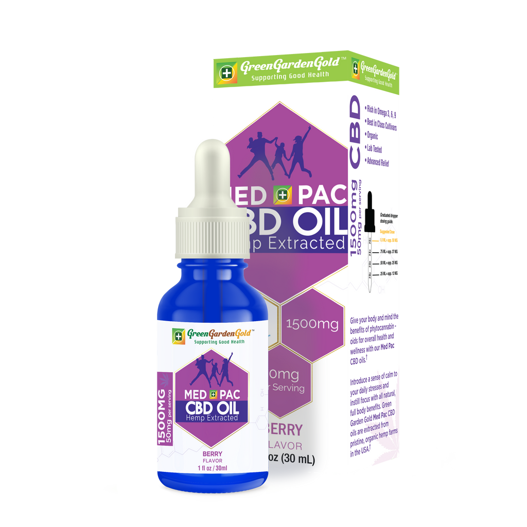 Green Garden Gold MED PAC™ CBD Oil 1500mg