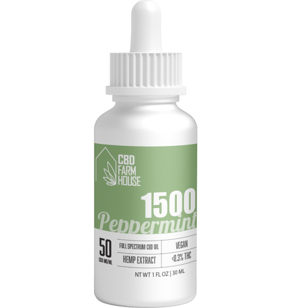CBD FARMHOUSE Peppermint 2.500mg FULL SPECTRUM TINCTURE