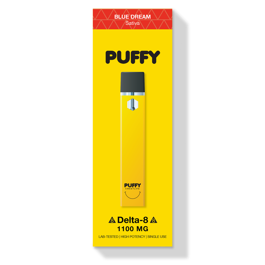 PUFFY SWEET LIFE DELTA 8 DISPOSABLE VAPE DEVICE 1100MG 