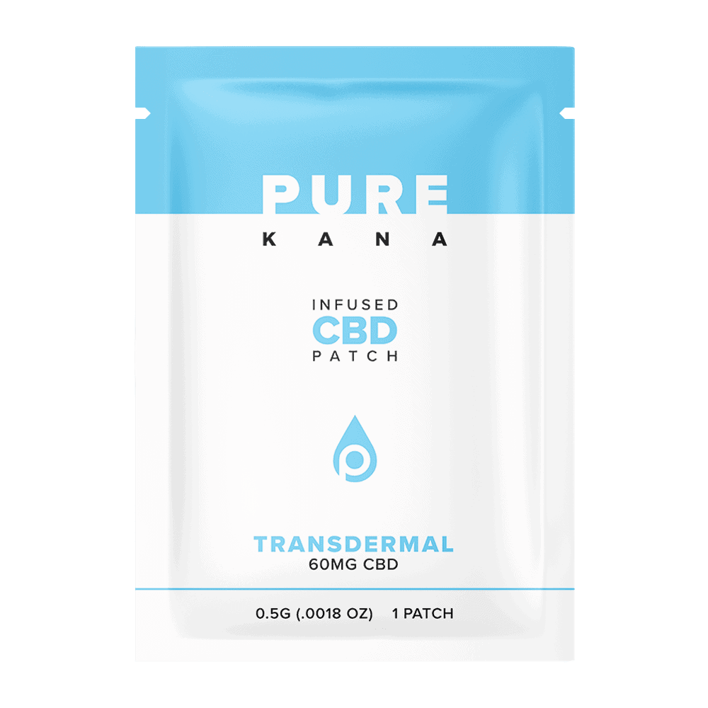 PureKana CBD Transdermal Patches (60mg CBD) Package front 