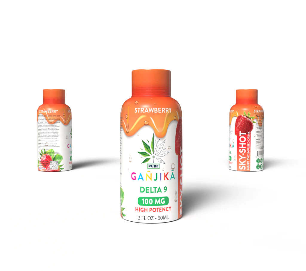 GANJIKA SKY-SHOT DELTA 9 100MG HIGH POTENTCY BEVERAGE