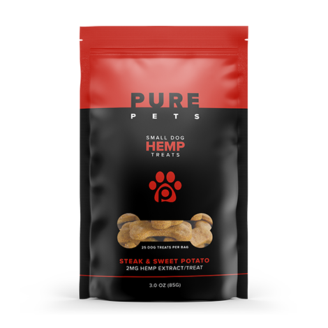 PureKana Hemp Dog Treats Steak & Sweet Potato Small Dogs 