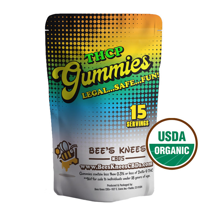 THCP GUMMES 15 SERVINGS BEE'S KNEES CBD'S ORGANIC