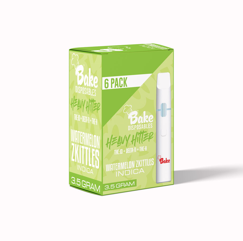 Bake Disposables Heavy Hitter 3.5 gram flavors