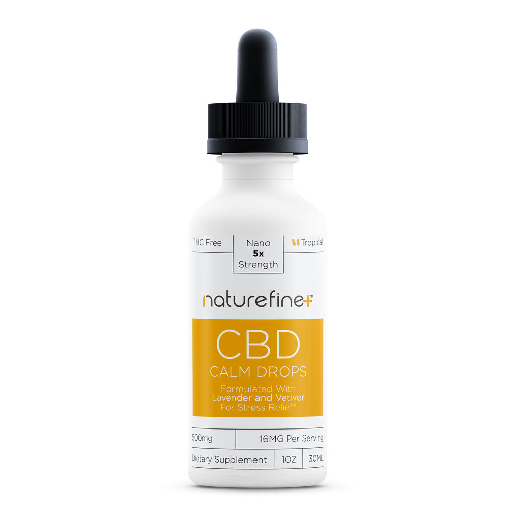 Naturefine plus Tropical 500mg calm drops CBD Tincture 