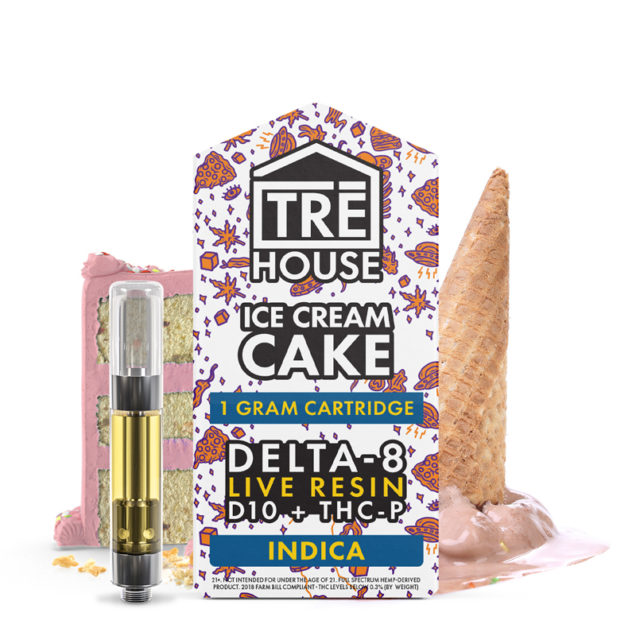 delta 8 live resin disposable with delta 10 and THCP by Tre House