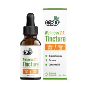 CBDfx, wellness 2:1, Tincture, Broad Spectrum, 500mg 