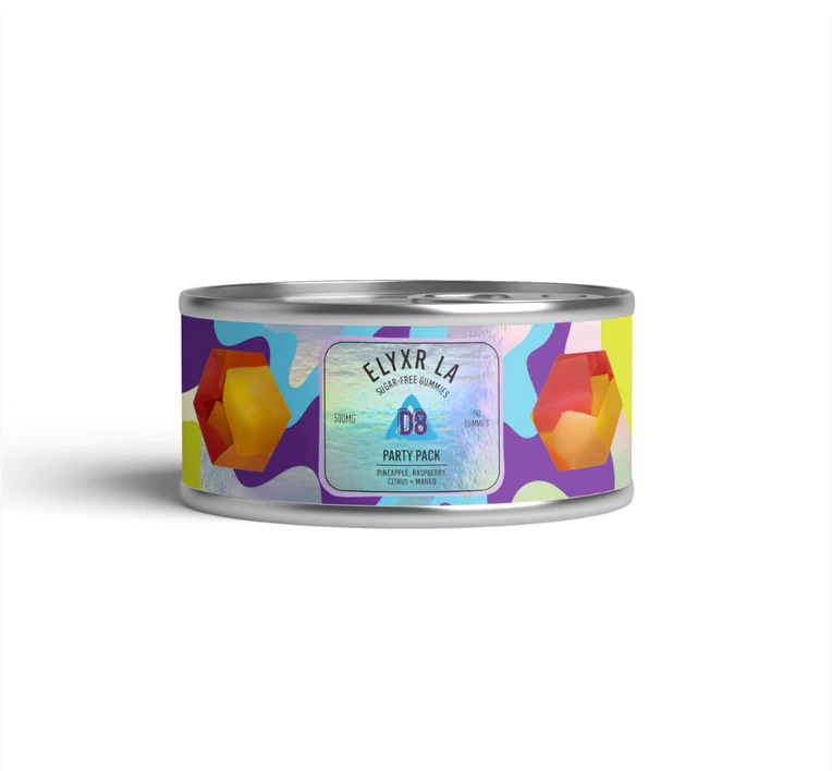 Elyxr LA Sugar Free Delta 8 Gummies 500mg Party Pack