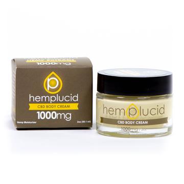 Hemplucid Full Spectrum CBD Body Cream 1000mg 2 ounce