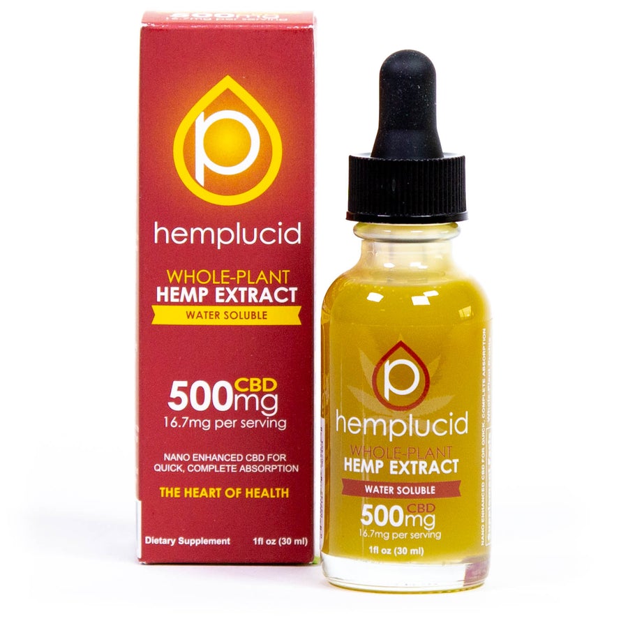 Hempucid, Whole-plant, Hemp Extract, 500MG, CBD, Health 